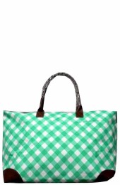 Large Tote Bag-CHE642/MINT